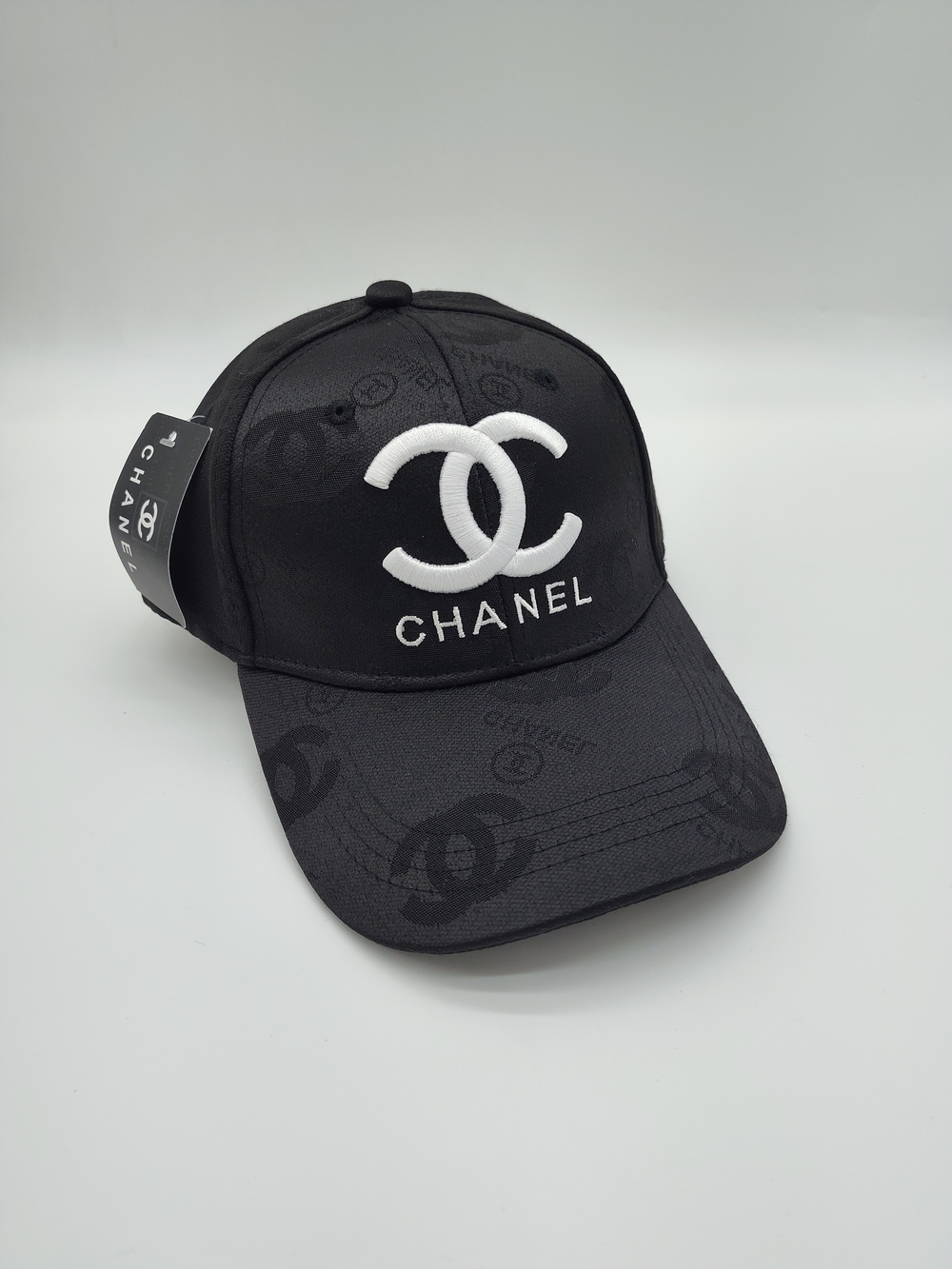 CHANEL Black CC Logo Monogram Baseball Cap Hat Promotional Display GWP NWT